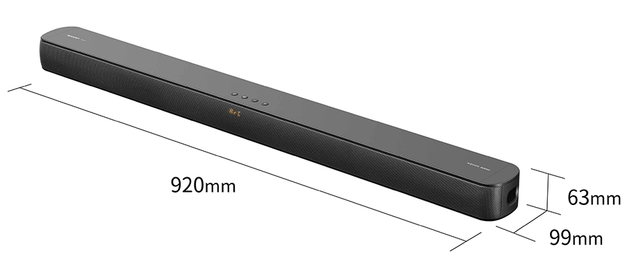 外形寸法、幅920mm×奥行99mm×高さ63mm