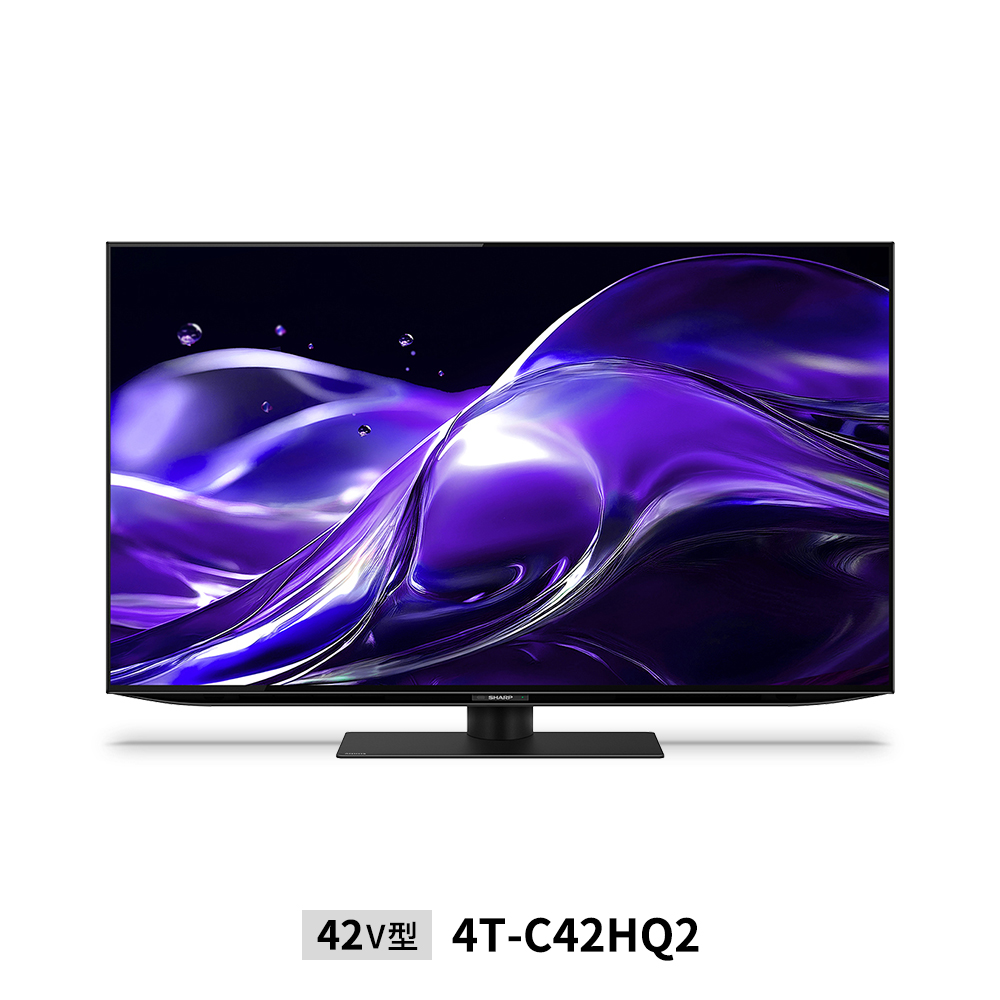 4K有機ELテレビ:42V型4T-C42HQ2:正面