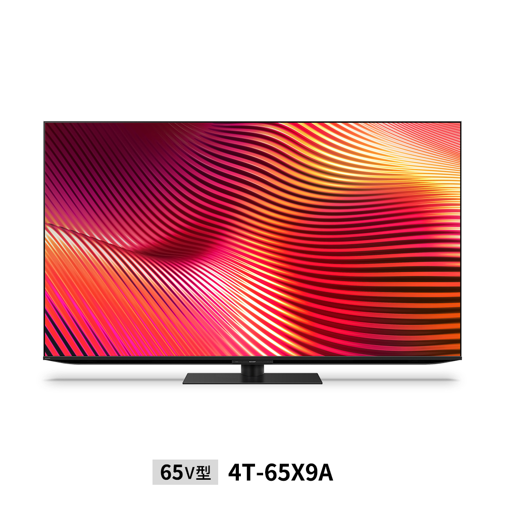 量子ドット/mini LEDテレビ:65V型4T-65X9A:正面