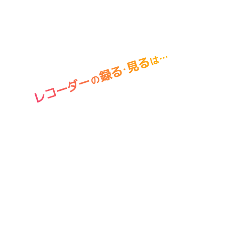 レコーダーの録る・見るは… スマホで快適になる！