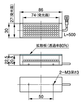 IV-LB7R/LB7W/LB7B (外形寸法図)