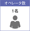オペレータ数:1名