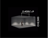 2,400ピッチ CH2,500