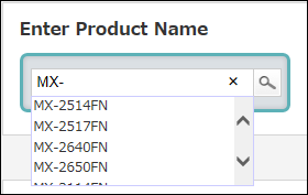 Please enter the name or part of the name of product you looking for.