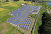 シャープ塩谷太陽光発電所（栃木県塩谷郡塩谷町）