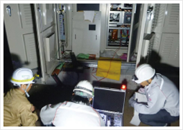 施工後はシャープにて試運転と性能試験