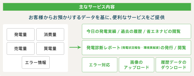 主なサービス内容