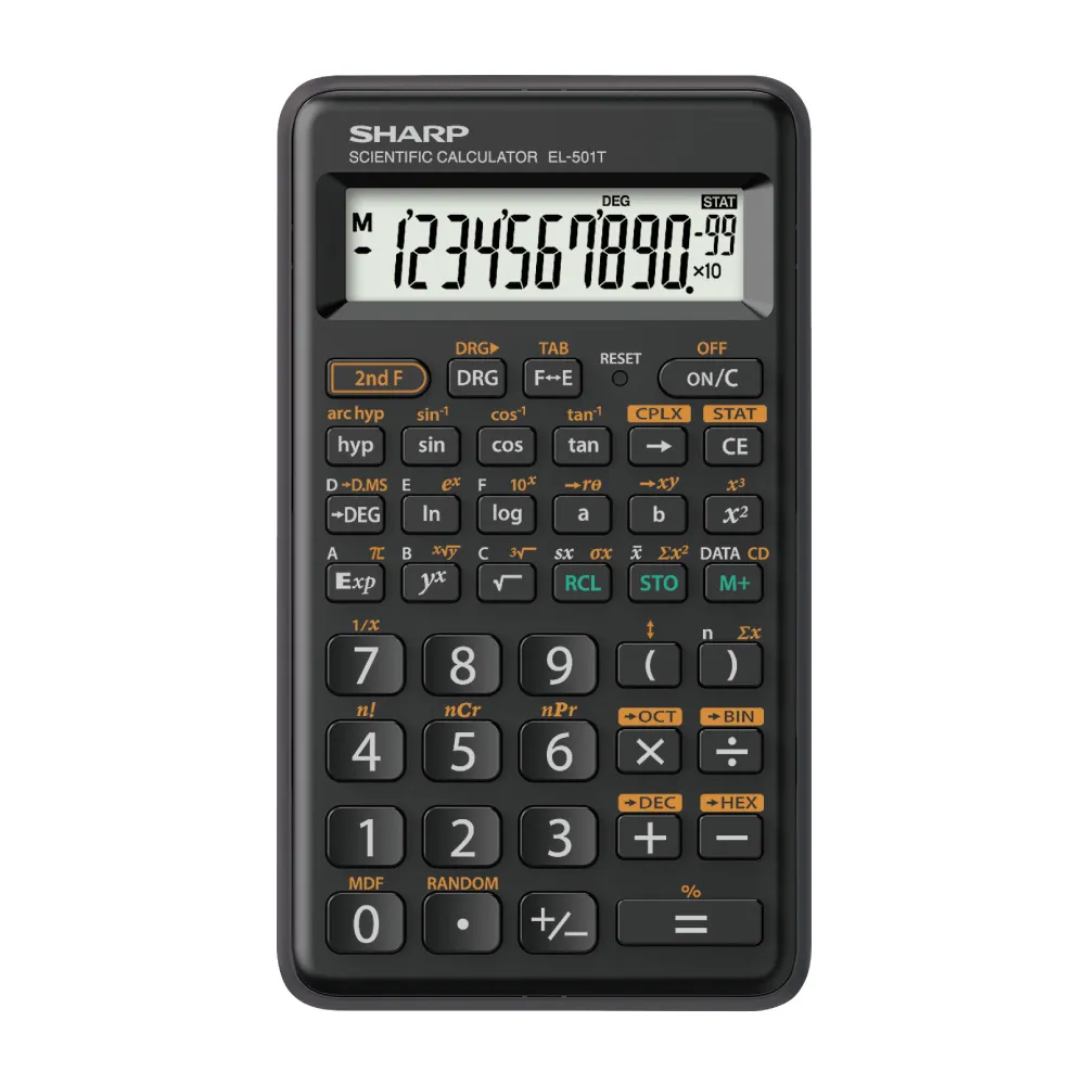 関数電卓:EL-501T-X:正面