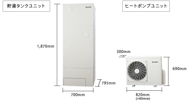 外形寸法図：WX-SB46F-A