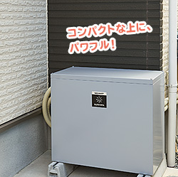 写真画像：コンパクトな上に、パワフル！