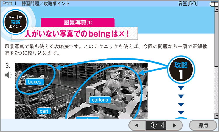 攻略ポイントを確認