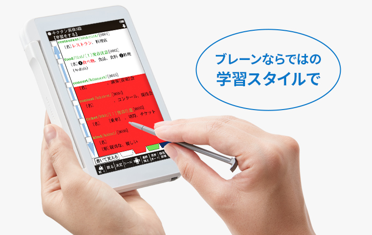ブレーンならではの学習スタイルで
