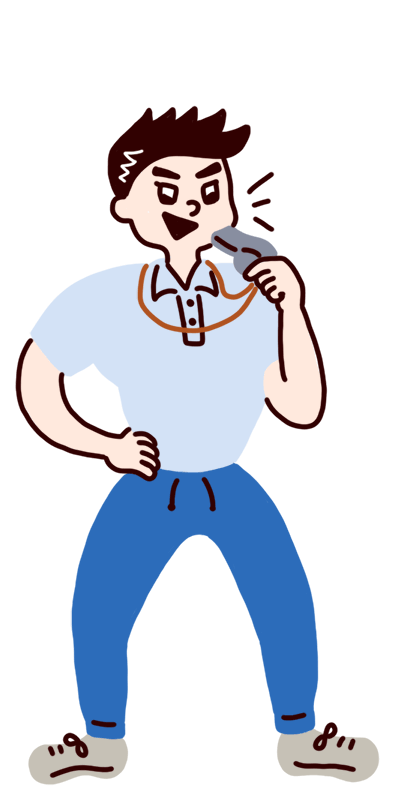 先生イラスト