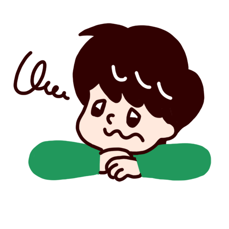 悩む人