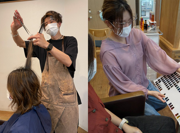 美容室でのご使用例