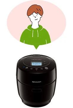 KN-HW10Gの写真とひとり暮らしイメージ