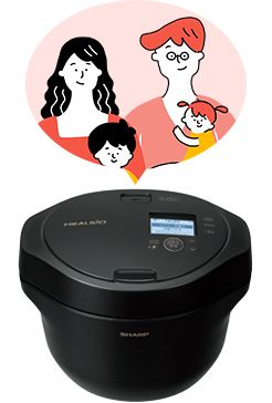 KN-HW24Hの写真と大家族イメージ