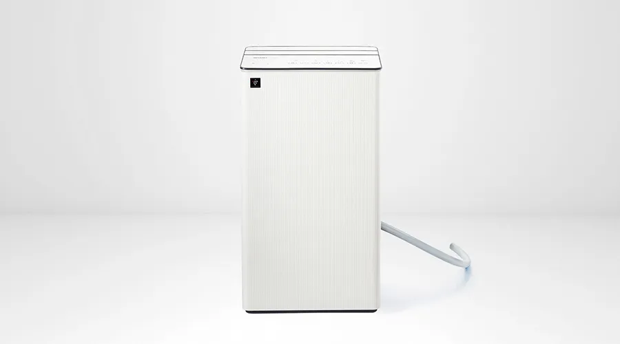 市販のホースをCV-U190に繋げた画像。