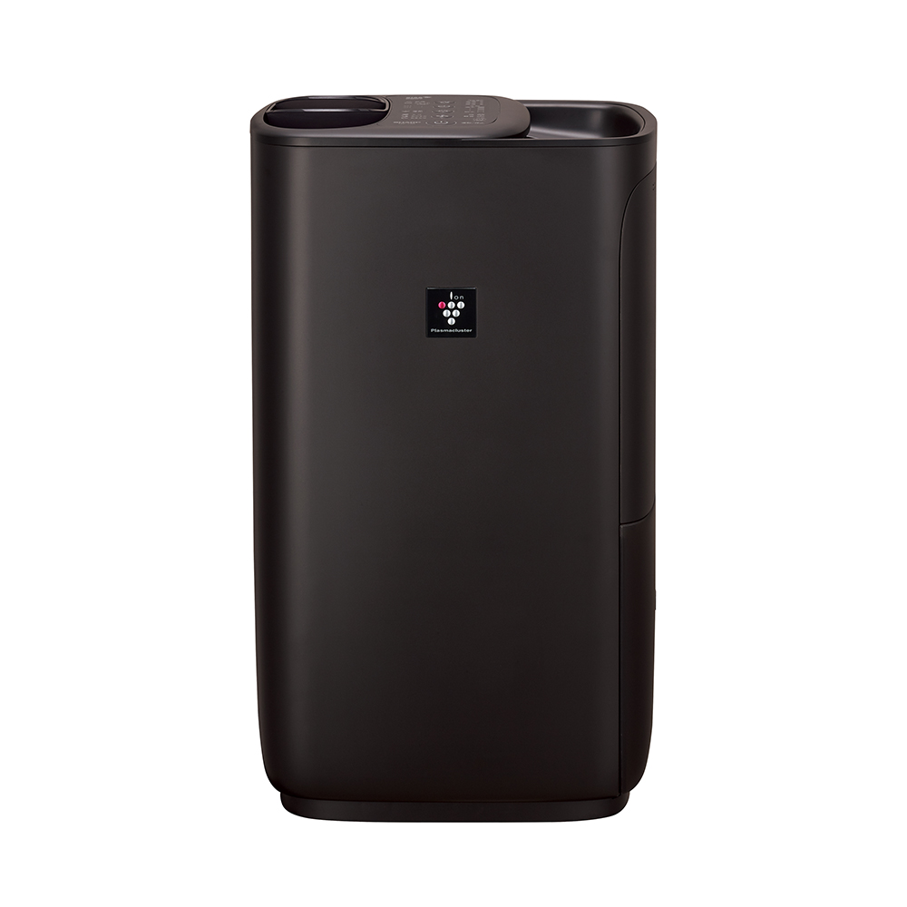 プラズマクラスター加湿器 HV-T55：-T（ブラウン系/チャコールブラウン・正面）