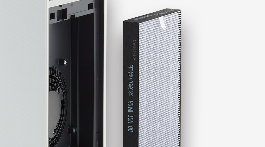 集じん（静電HEPA）・脱臭一体型フィルターの写真