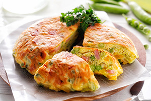 うすいえんどうのケークサレ