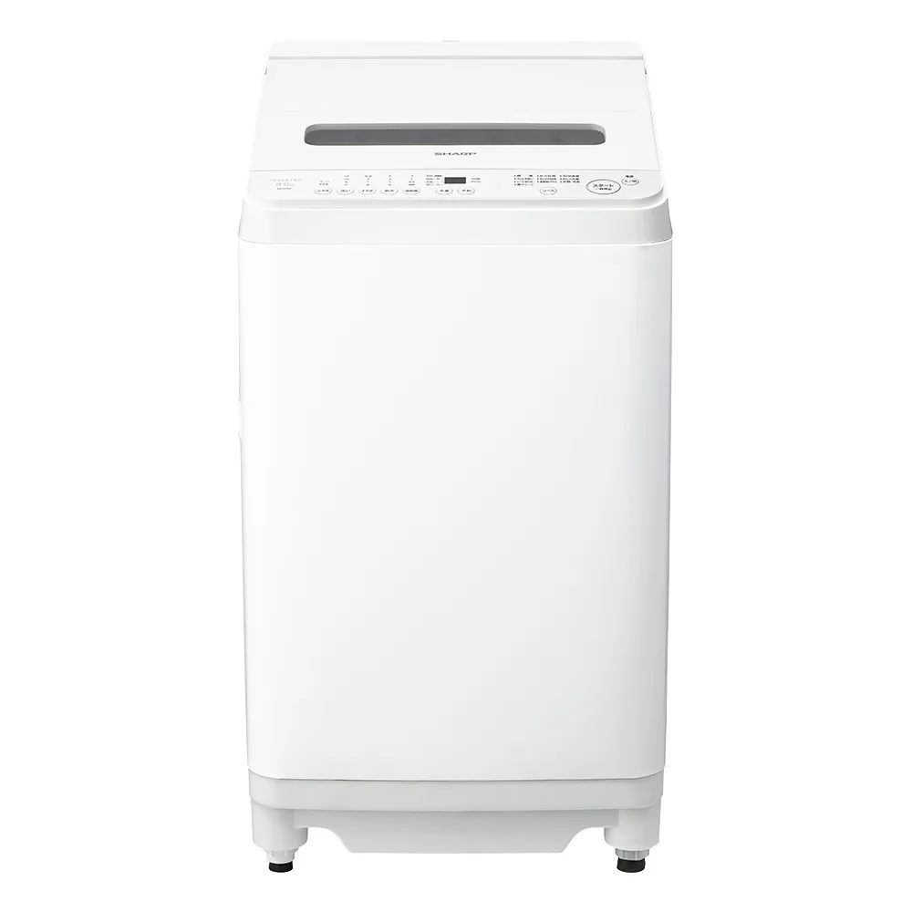 ドラム式洗濯乾燥機 ES-GV8L：-W（ホワイト系・正面）