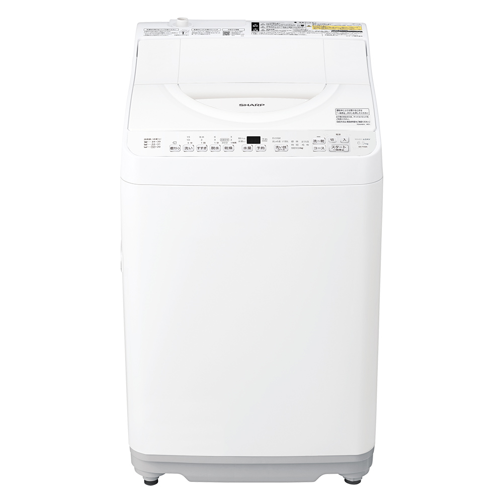 ドラム式洗濯乾燥機 ES-TX6K：-S（シルバー系・正面）