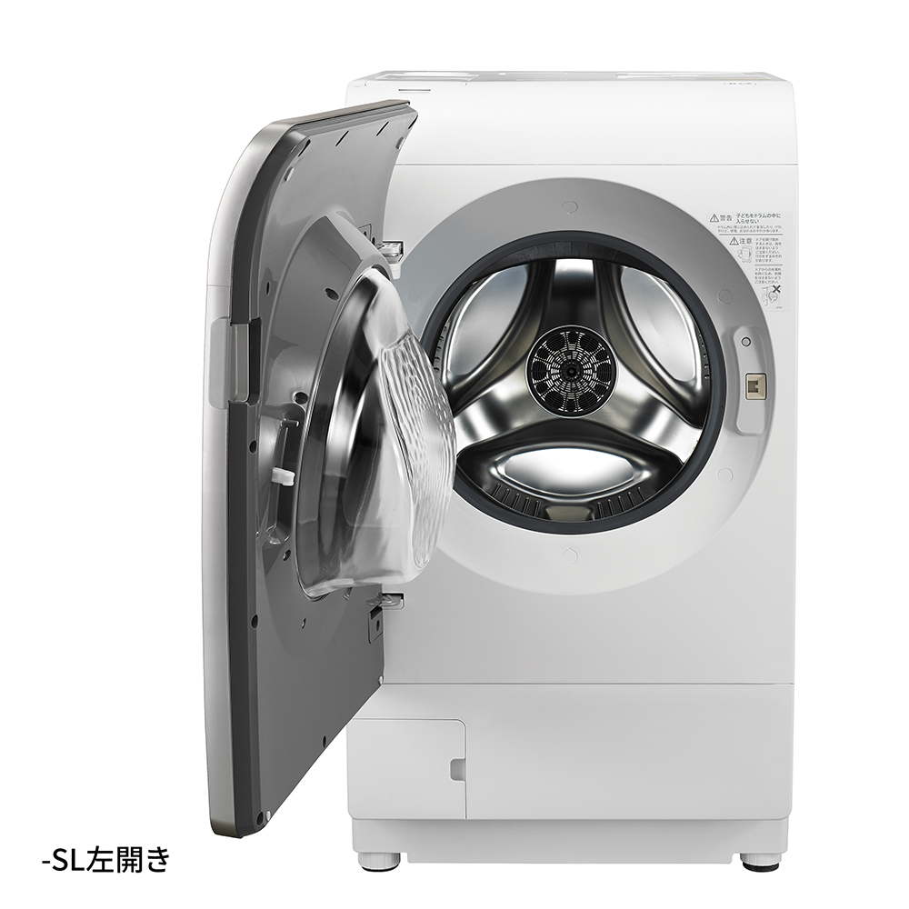 ドラム式洗濯乾燥機 ES-X12C：-SL（クリスタルシルバー・左開き）