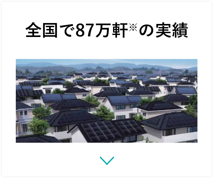 全国で85万軒※の実績