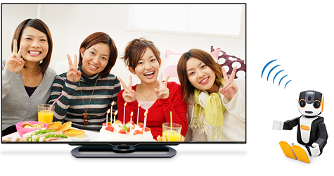 イメージ画像:ワイヤレス出力