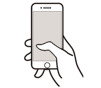 スマートフォンイラスト